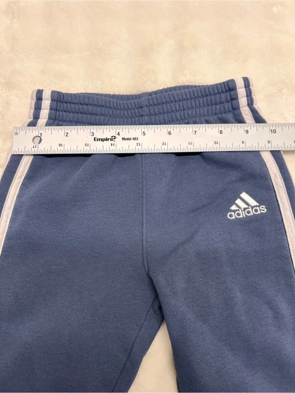 Adidas Gray-Blue color Kids Hoodie & Sweatpants Matching Set